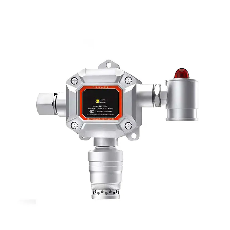 ¿Qué tan grande es el área de medición de un detector de gas?