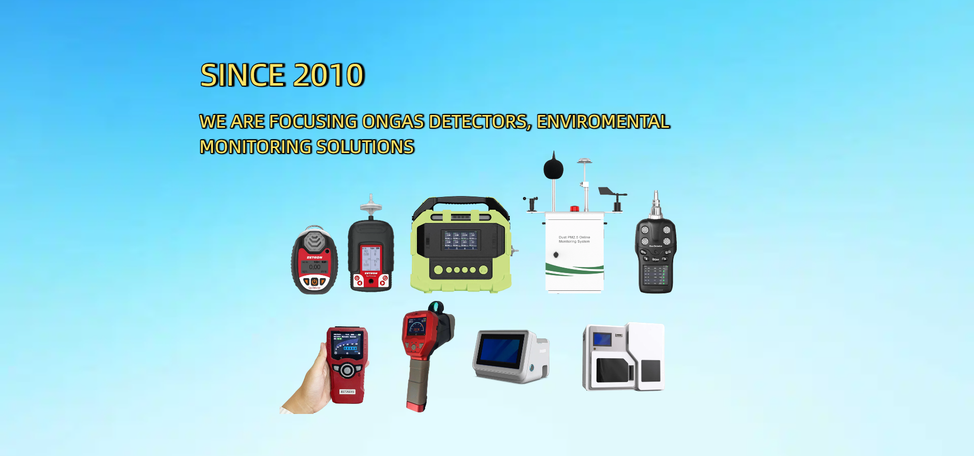 Fabricante y proveedor de detectores de gas fijos