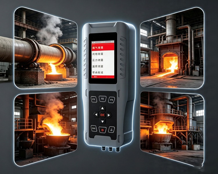 Analizador de gases de combustión portátil inteligente: rendimiento en aplicaciones de tratamiento térmico y hornos