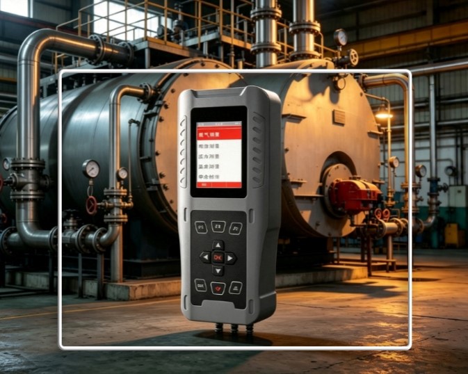 Analizador de gases de combustión portátil inteligente para monitoreo de emisiones de calderas industriales