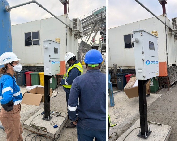 Zetron TH2000A implementado en una mina de litio de Sudáfrica, estableciendo un nuevo estándar para el monitoreo inteligente de la calidad del aire en operaciones mineras en el extranjero