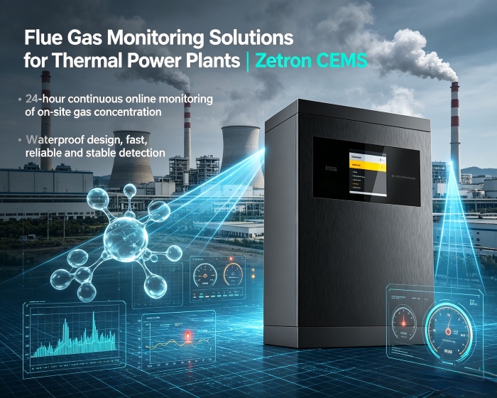 Soluciones de monitoreo de gases de combustión para centrales térmicas | Zetron CEMS desde el monitoreo de procesos hasta el cumplimiento de las emisiones al final del proceso
