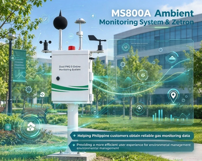 ​Sistema de monitoreo de calidad del aire Zetron MS800A implementado en Filipinas, instalación y capacitación completadas