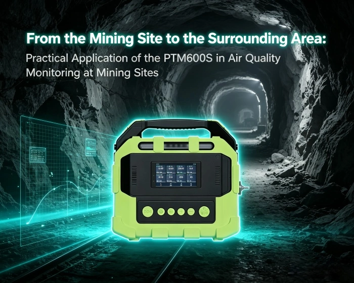 Desde sitios mineros hasta áreas sensibles circundantes: aplicación práctica del PTM600S-AQI para el monitoreo de la calidad del aire en un sitio minero en Guinea
