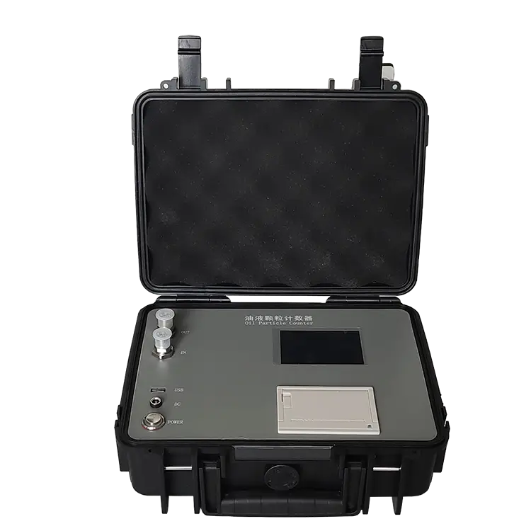 Monitor móvil de limpieza de aceite