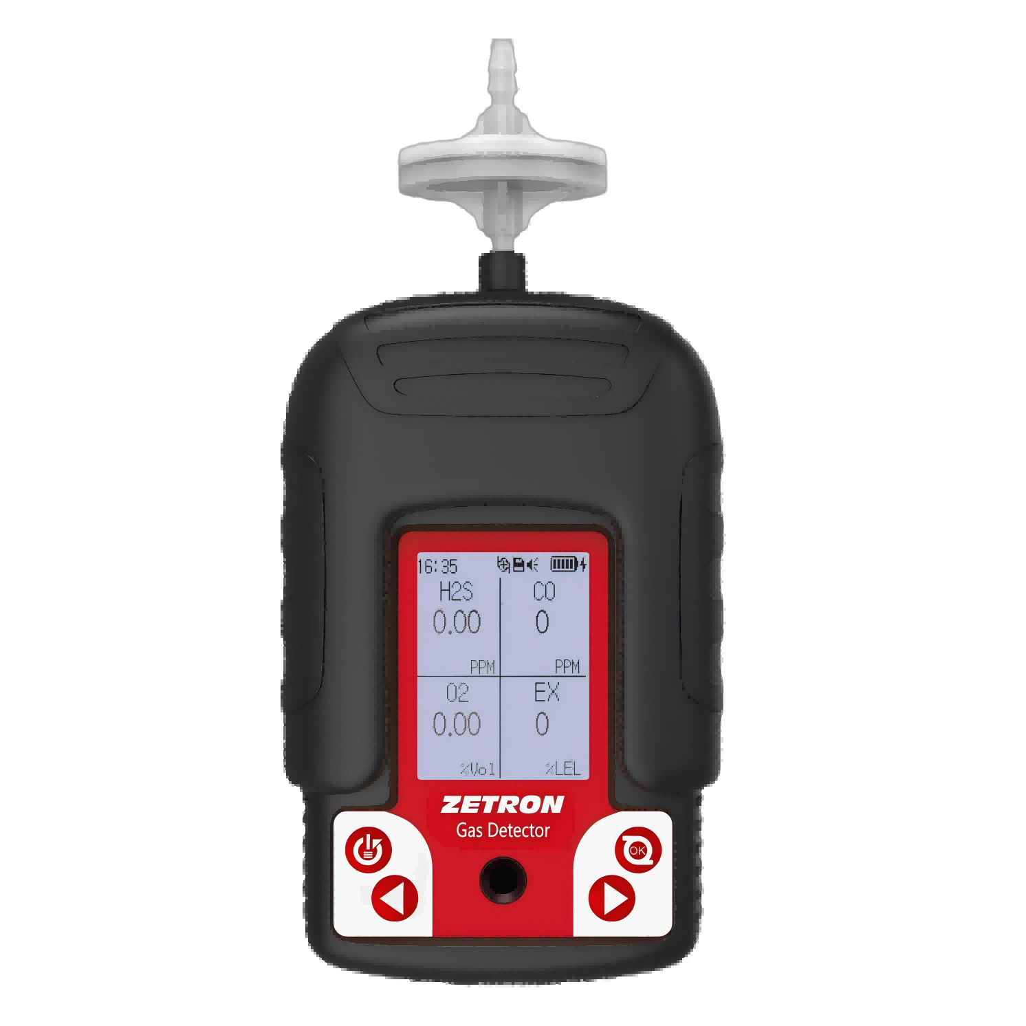 Detector de gas 4 en uno portátil