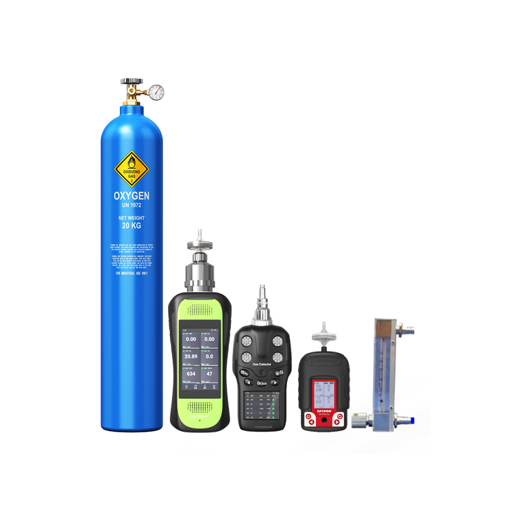 Kit de prueba de funcionamiento del detector de gas portátil