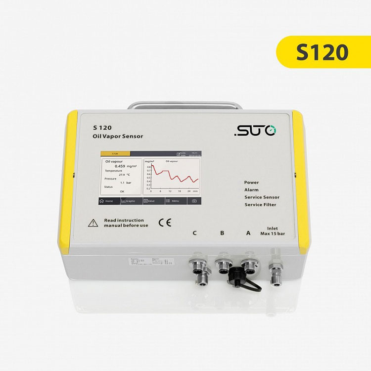 Monitor de vapor de aceite para medición de pureza del aire comprimido